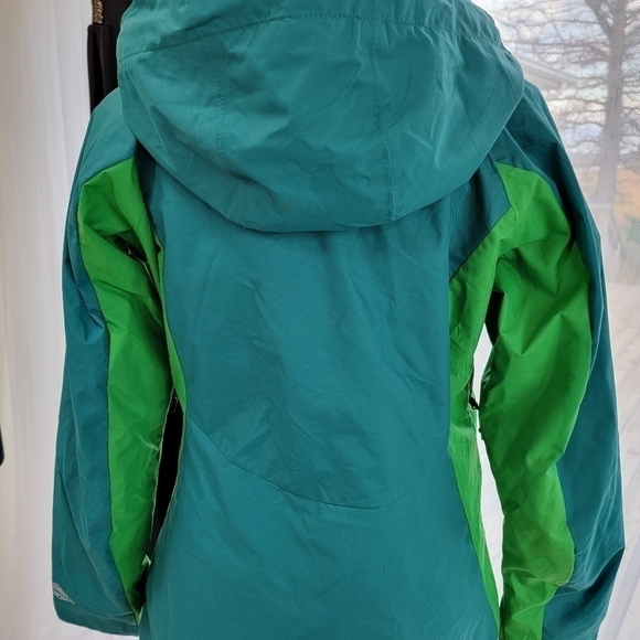 COLUMBIA Womans Powderhouse Jacket Emerald Size XS - Picture 2 of 16